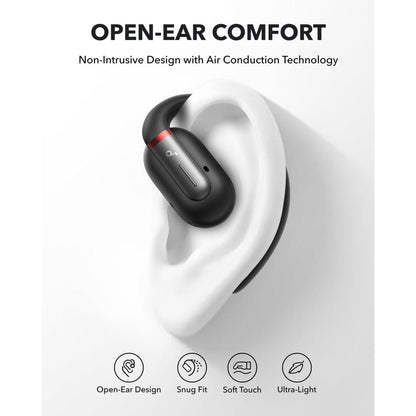 Soundcore by Anker V30i Open-Ear Headphones A3873 | Wireless Bluetooth Earbuds with Open-Ear Design, 36H Playtime & Robust Bass