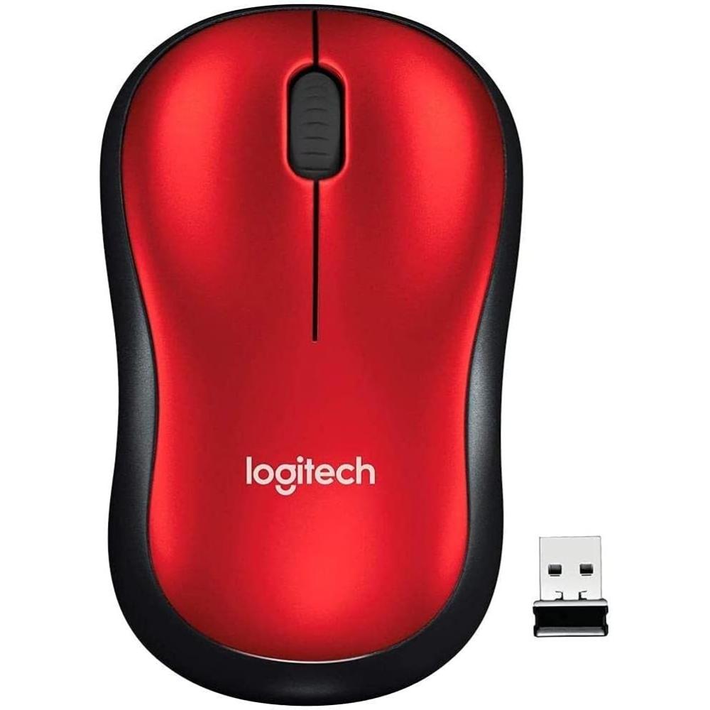 Logitech M185 Wireless Mouse | 2.4GHz Wireless | 1000 DPI Optical Tracking | 3 Buttons | 10m Range | 1-Year Battery | USB Nano Receiver