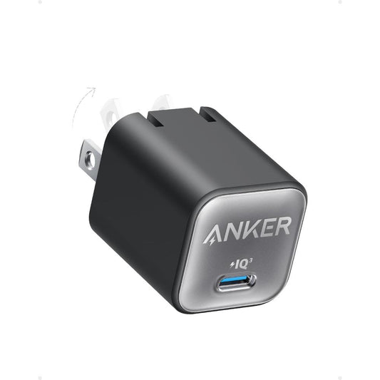 Anker 511 USB-C Charger Nano 3 A2147 | 30W GaN Fast Charging Wall Charger | Compact Design