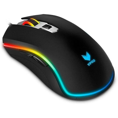 Rapoo V25S Wired Gaming Mouse | 5000 DPI | PixArt PAW3325 Sensor | 1000Hz Polling Rate | 16.8M RGB | 73g Lightweight | 8 Programmable Buttons