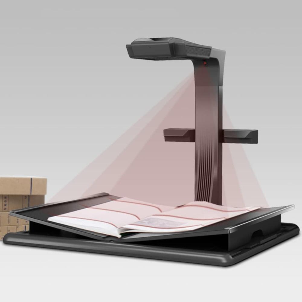 CZUR M3000 Pro V3 | 48MP Professional Book & Document Scanner | A3 Scanning | 1.5-Second Scan | V-Shaped Book Cradle | 470 DPI | ABBYY OCR (180+ Languages)