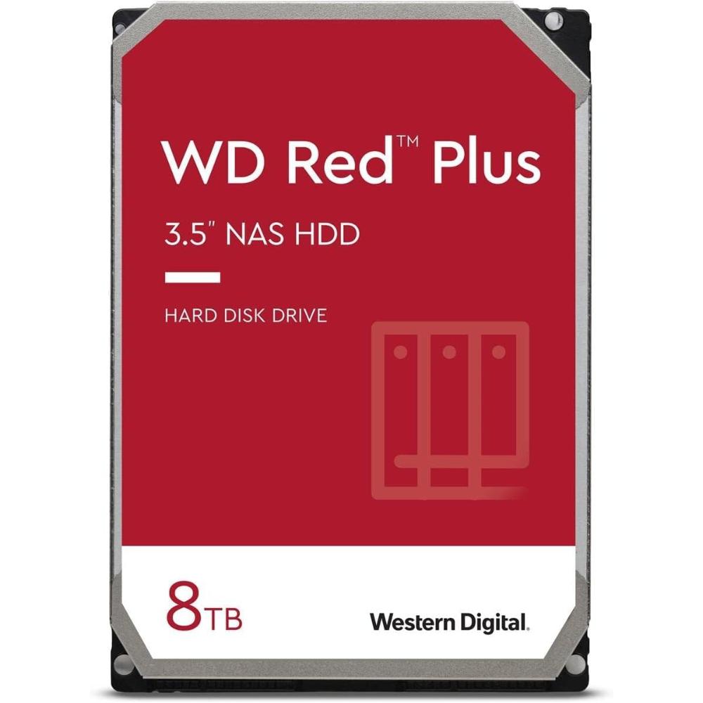 WD Red Plus | Internal NAS HDD 3.5" | Optimized for NAS Systems | 2TB - 8TB