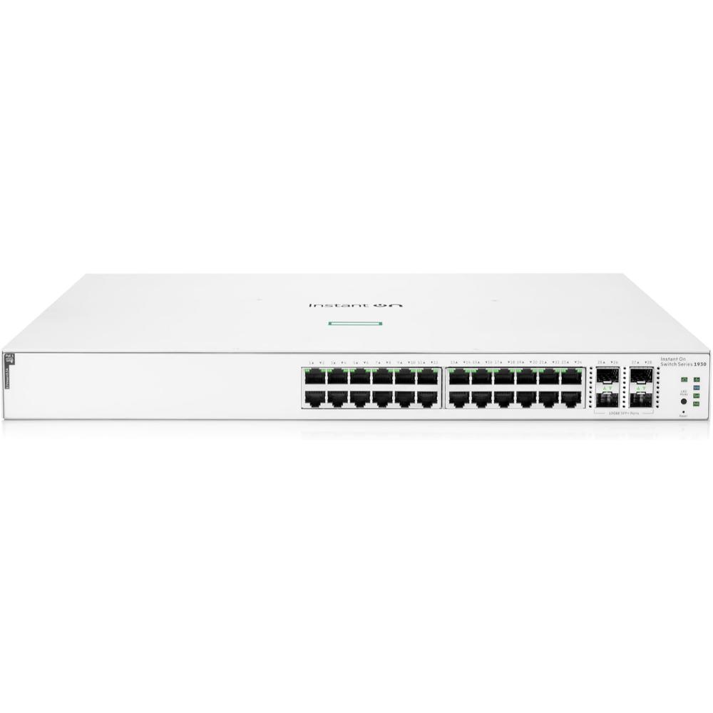 HPE Networking Instant On 1930 24-Port Gigabit Switch | 4 × SFP+ 10GbE Uplinks | Smart Managed | JL682A