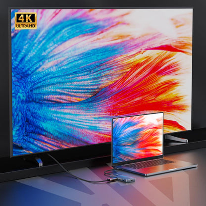 CABLETIME CB83G | 10-in-1 USB-C Dual HDMI Docking Station | 4K 30Hz HDMI, 1000Mbps LAN, 100W PD | MacBook, Dell, HP, Lenovo, Surface