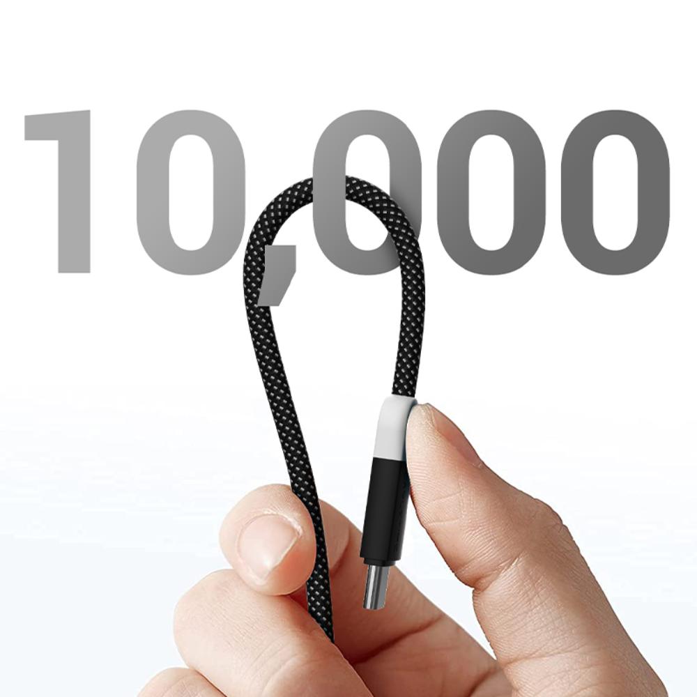 CABLETIME CUP1 USB-C to USB-C Fast Charge Cable | 100W Power Delivery | Braided Jacket & Smart Chip