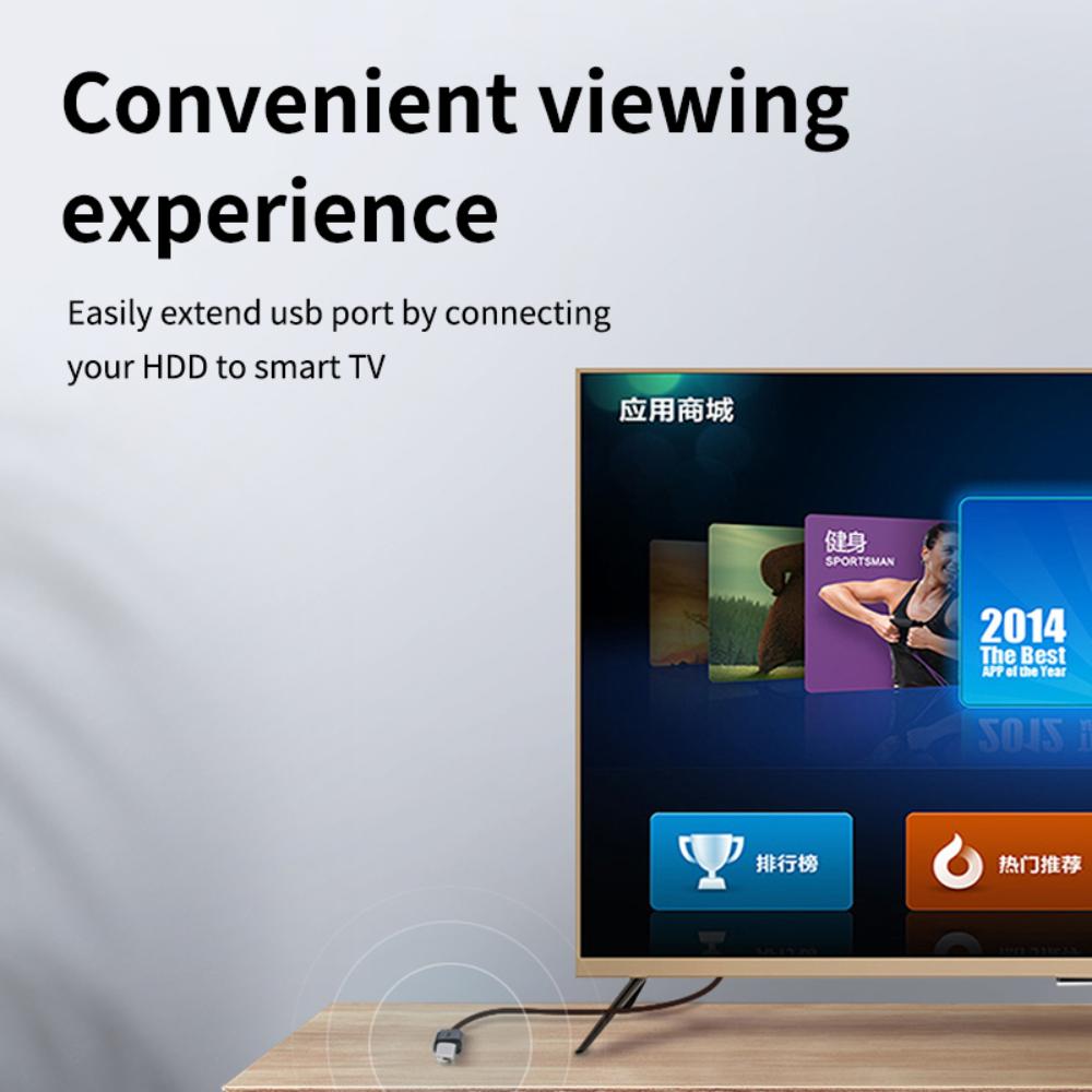 CABLETIME CA11L | USB 3.0 Male to Female Extension Cable | 5Gbps Data Transfer | 2M Length | Nickel-Plated Connectors