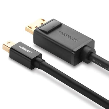 UGREEN Mini DisplayPort to DisplayPort Cable | 1.5M, 4K@60Hz, DP 1.2, Black