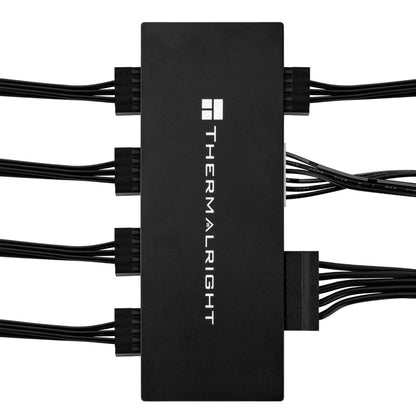 Thermalright USB 2.0 HUB X5 BLACK | 5× USB 2.0 9-Pin Connectors | SATA Power | 500mm Cable
