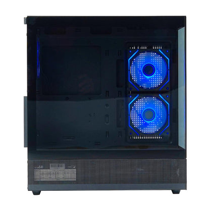 EASE EC123B ARGB Tempered Glass Gaming Case | 3x Infinity ARGB Fans | Panoramic View | 360mm Radiator Support