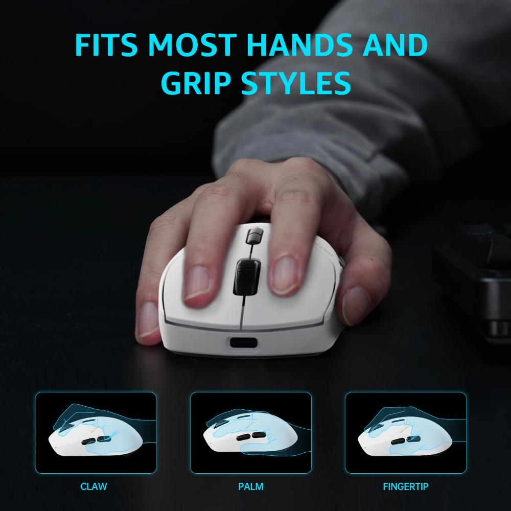 Rapoo VT1 Pro Max Wireless Gaming Mouse | 45,000 DPI | 8K Wired / 4K Wireless | 750 IPS | 50G Acceleration | 59g Ultralight | 60M Omron Switches