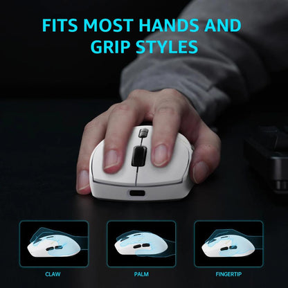 Rapoo VT1 Pro Max Wireless Gaming Mouse | 45,000 DPI | 8K Wired / 4K Wireless | 750 IPS | 50G Acceleration | 59g Ultralight | 60M Omron Switches