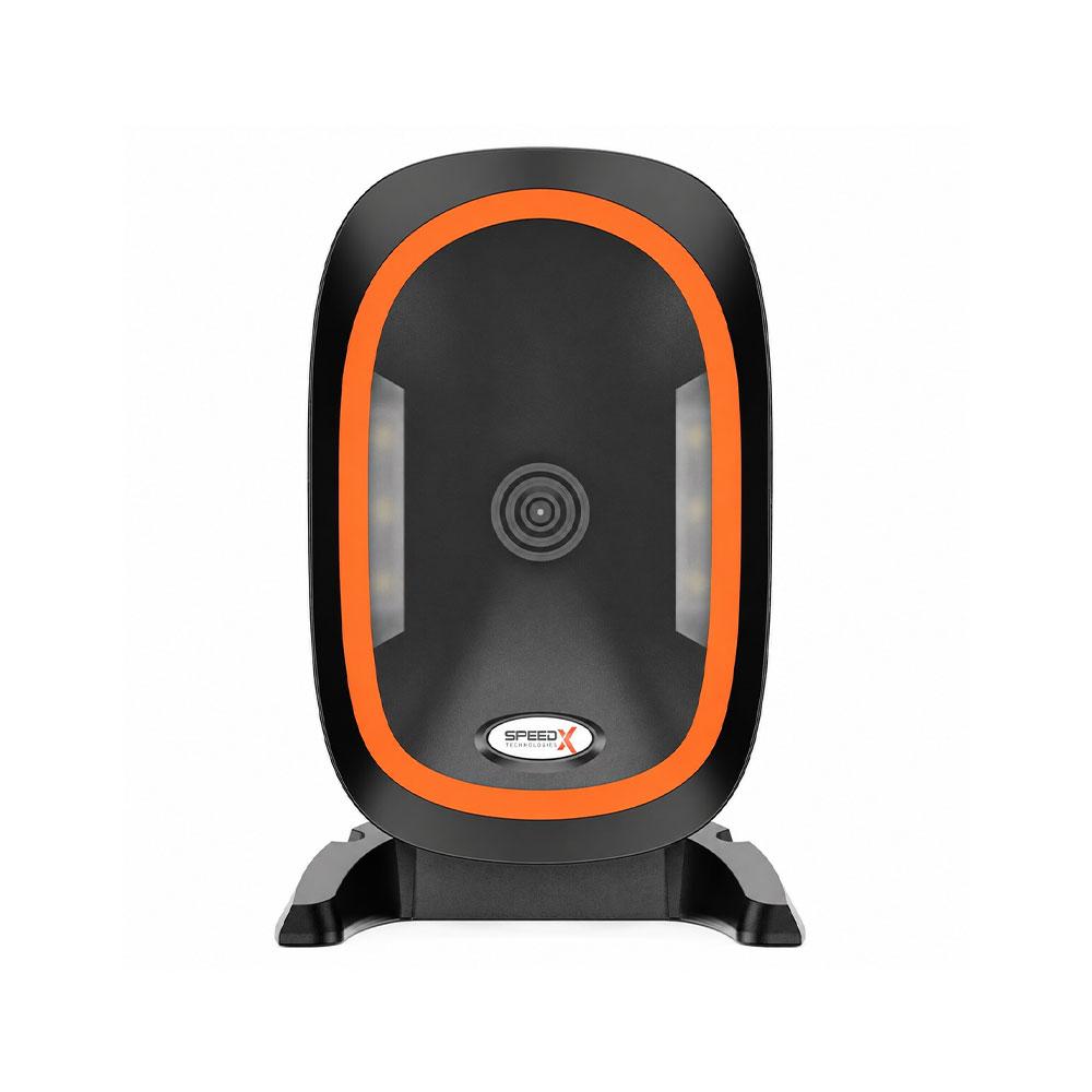 Speed-X SX-BS9650 2D Desktop Barcode Scanner | Hands-Free Auto Scan | USB & RS232 | 1D & 2D QR Code Scanner
