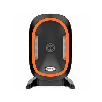 Speed-X SX-BS9650 2D Desktop Barcode Scanner | Hands-Free Auto Scan | USB & RS232 | 1D & 2D QR Code Scanner