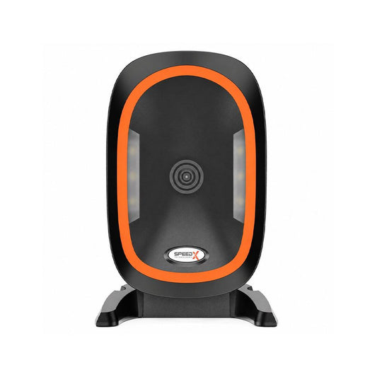Speed-X SX-BS9650 2D Desktop Barcode Scanner | Hands-Free Auto Scan | USB & RS232 | 1D & 2D QR Code Scanner