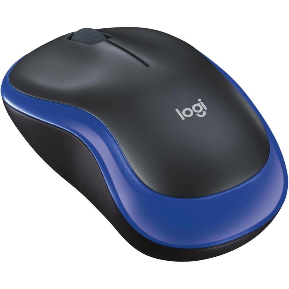 Logitech M185 Wireless Mouse | 2.4GHz Wireless | 1000 DPI Optical Tracking | 3 Buttons | 10m Range | 1-Year Battery | USB Nano Receiver