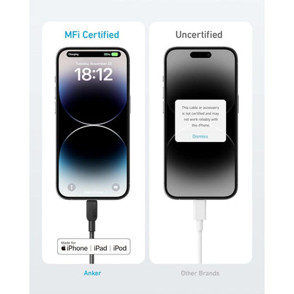 Anker A81A5 Type‑C to Lightning Cable 1M | Fast Charging iPhone Cable Pakistan