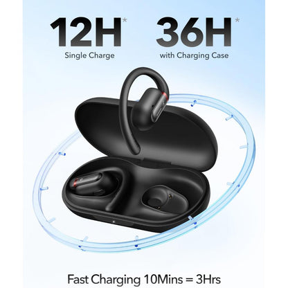 Soundcore by Anker V30i Open-Ear Headphones A3873 | Wireless Bluetooth Earbuds with Open-Ear Design, 36H Playtime & Robust Bass