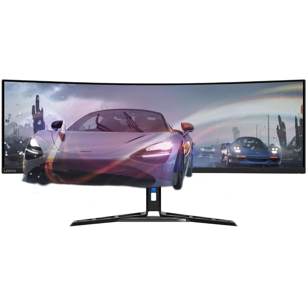 Lenovo Legion R45w-30 Gaming Monitor | 44.5" Dual QHD 32:9 Curved VA | 170Hz Overclock | 1ms MPRT | 1500R | 450 nits | 99% sRGB | 90% DCI-P3 | HDR400 | FreeSync Premium Pro | USB-C 75W | RJ45 | KVM