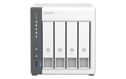 QNAP TS-433-4G | 4-Bay NAS | Quad-Core Processor | 4GB DDR4 RAM | 2.5GbE Network