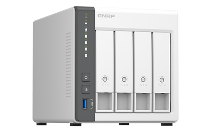 QNAP TS-433-4G | 4-Bay NAS | Quad-Core Processor | 4GB DDR4 RAM | 2.5GbE Network