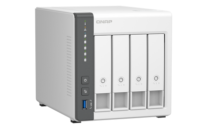 QNAP TS-433-4G | 4-Bay NAS | Quad-Core Processor | 4GB DDR4 RAM | 2.5GbE Network