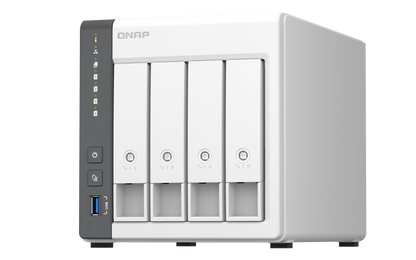 QNAP TS-433-4G | 4-Bay NAS | Quad-Core Processor | 4GB DDR4 RAM | 2.5GbE Network