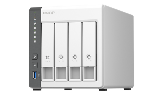 QNAP TS-433-4G | 4-Bay NAS | Quad-Core Processor | 4GB DDR4 RAM | 2.5GbE Network