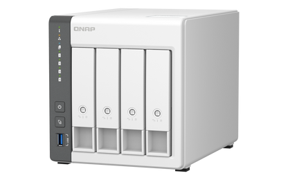 QNAP TS-433-4G | 4-Bay NAS | Quad-Core Processor | 4GB DDR4 RAM | 2.5GbE Network