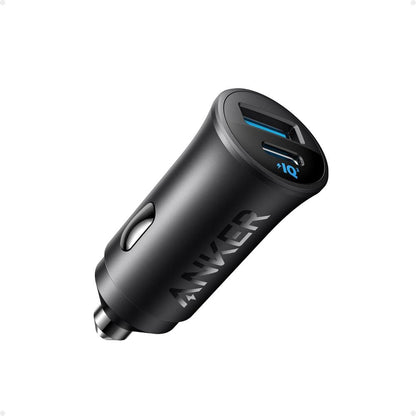 Anker USB-C Car Charger 30W 2-Port with PowerIQ 3.0 | A2741