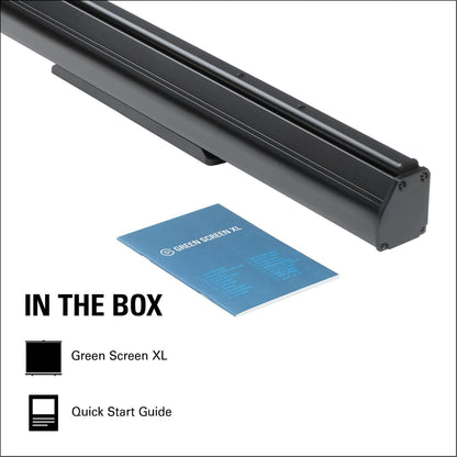 Elgato Green Screen XL | Extra-Wide Chroma Key Panel | 200×182 cm | Portable Collapsible Backdrop
