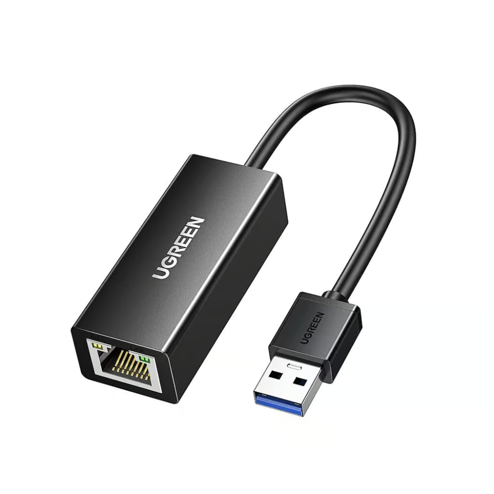 UGREEN 20256 | USB 3.0 to RJ45 Gigabit Ethernet Adapter | 1000Mbps | Plug & Play | Aluminum Shell | For Laptops, PCs, MacBooks, Switches