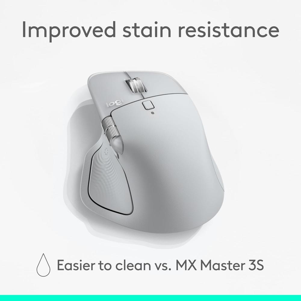 Logitech MX Master 4 Wireless Mouse | 8K DPI | Haptic Feedback | Actions Ring | MagSpeed Scroll Wheel | Bluetooth 5.1 | 70-Day Battery | 8 Buttons