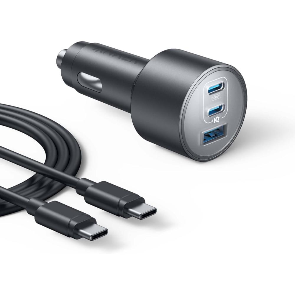 Anker Nano Car Charger A2737 | 167.5W 3-Port Fast Car Charger