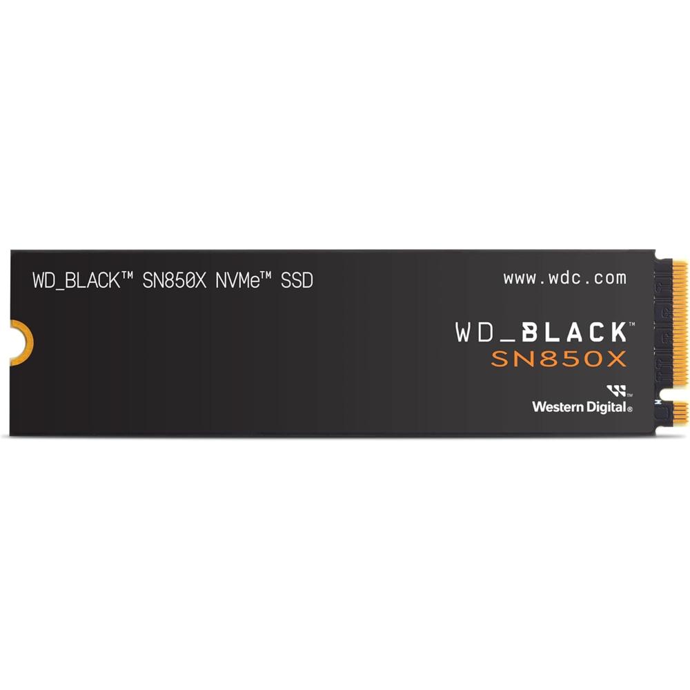 WD_BLACK SN850X NVMe SSD | PCIe Gen4 x4, Up to 7,300MB/s, M.2 2280 | 1TB - 8TB