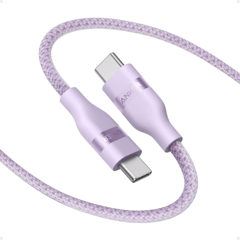 Anker A82E2 USB-C to USB-C Cable | 240W Fast Charging | Upcycled-Braided | USB-IF Certified