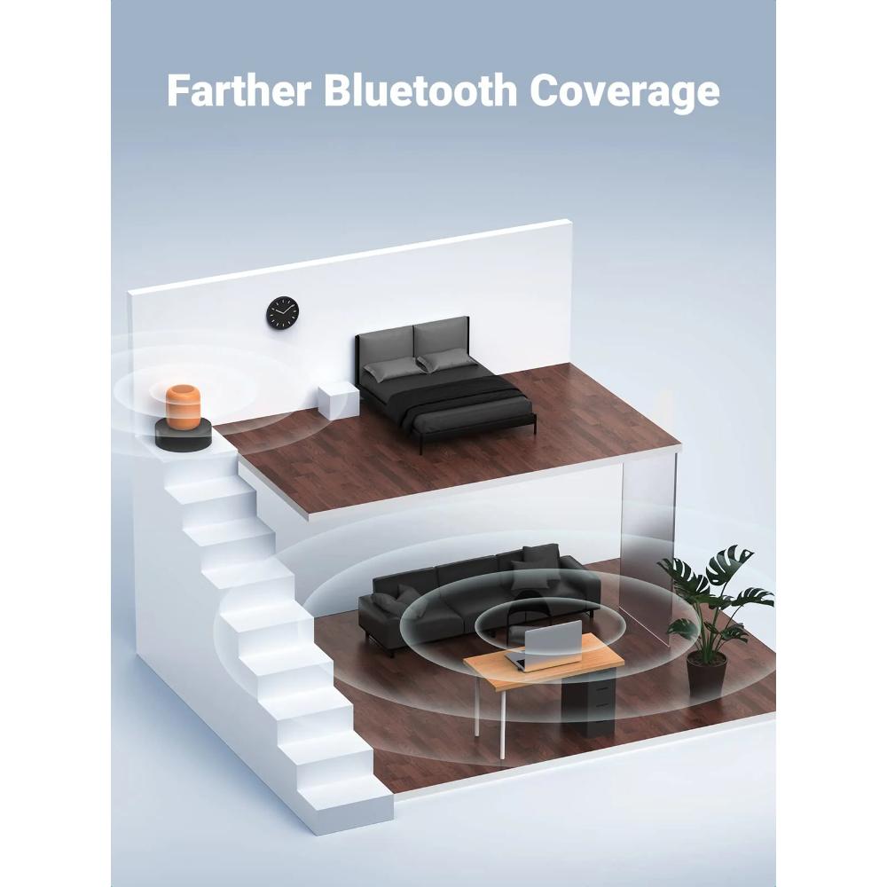 UGREEN 90225 | USB Bluetooth 5.3 Adapter | Wireless Dongle for PC | Low Latency | Plug & Play