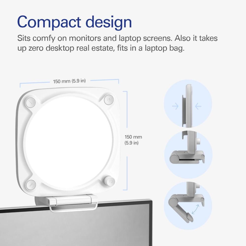 Elgato Key Light Neo | Compact LED Panel | Monitor Mount | USB & Wi-Fi Control | Soft Studio Lighting