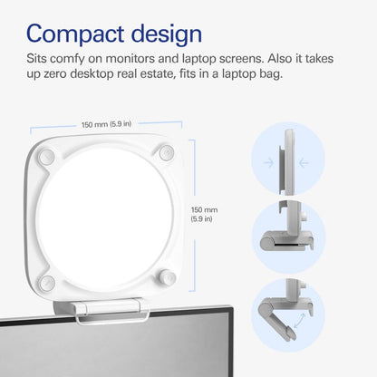Elgato Key Light Neo | Compact LED Panel | Monitor Mount | USB & Wi-Fi Control | Soft Studio Lighting