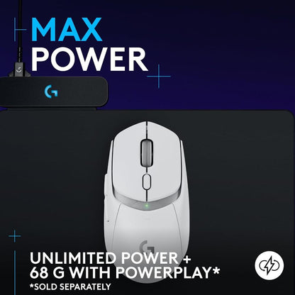 Logitech G309 LIGHTSPEED Wireless Gaming Mouse | HERO 25K Sensor | LIGHTFORCE Hybrid Switches | 25,600 DPI | 400+ IPS | LIGHTSPEED + Bluetooth | POWERPLAY Compatible