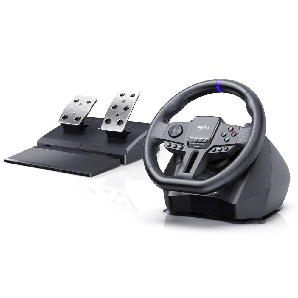PXN V900 Gen2 | Universal USB Car Sim Racing Wheel with Pedals – 270°/900° Rotation