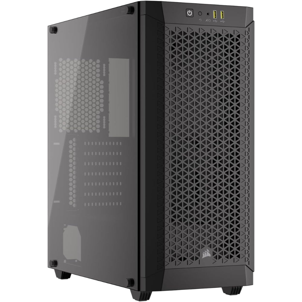 CORSAIR 480T Airflow PC Case (Tempered Glass) – Black | High-Airflow Mid-Tower for Gaming Builds