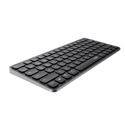Rapoo E9050L | Ultra-Slim Multi-Mode Wireless Keyboard – Dark Grey