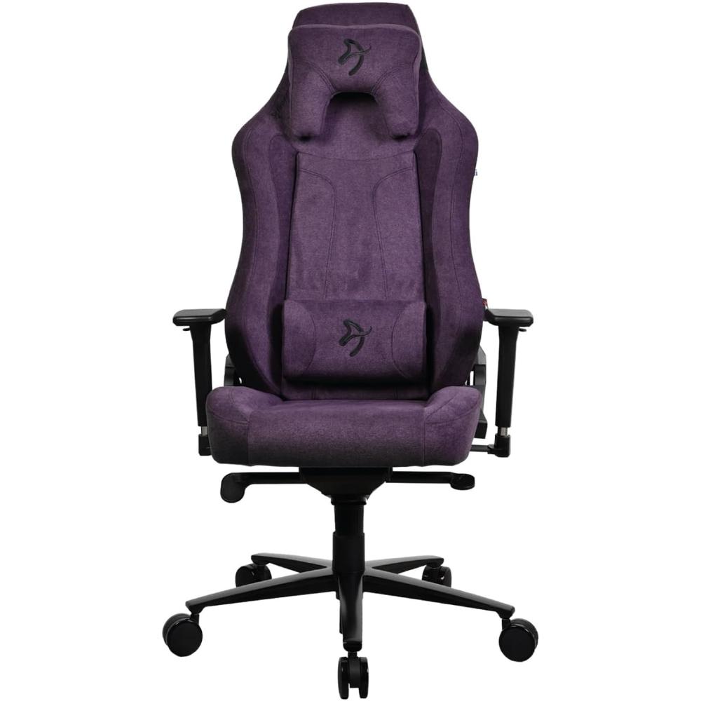 Arozzi Vernazza Soft Fabric | Premium Ergonomic Gaming & Office Chair | XL Frame | Soft Woven Fabric Upholstery | Memory Foam Padding | 165° Recline | 3D Armrests | Adjustable Lumbar & Headrest Pillows | Matte Grey