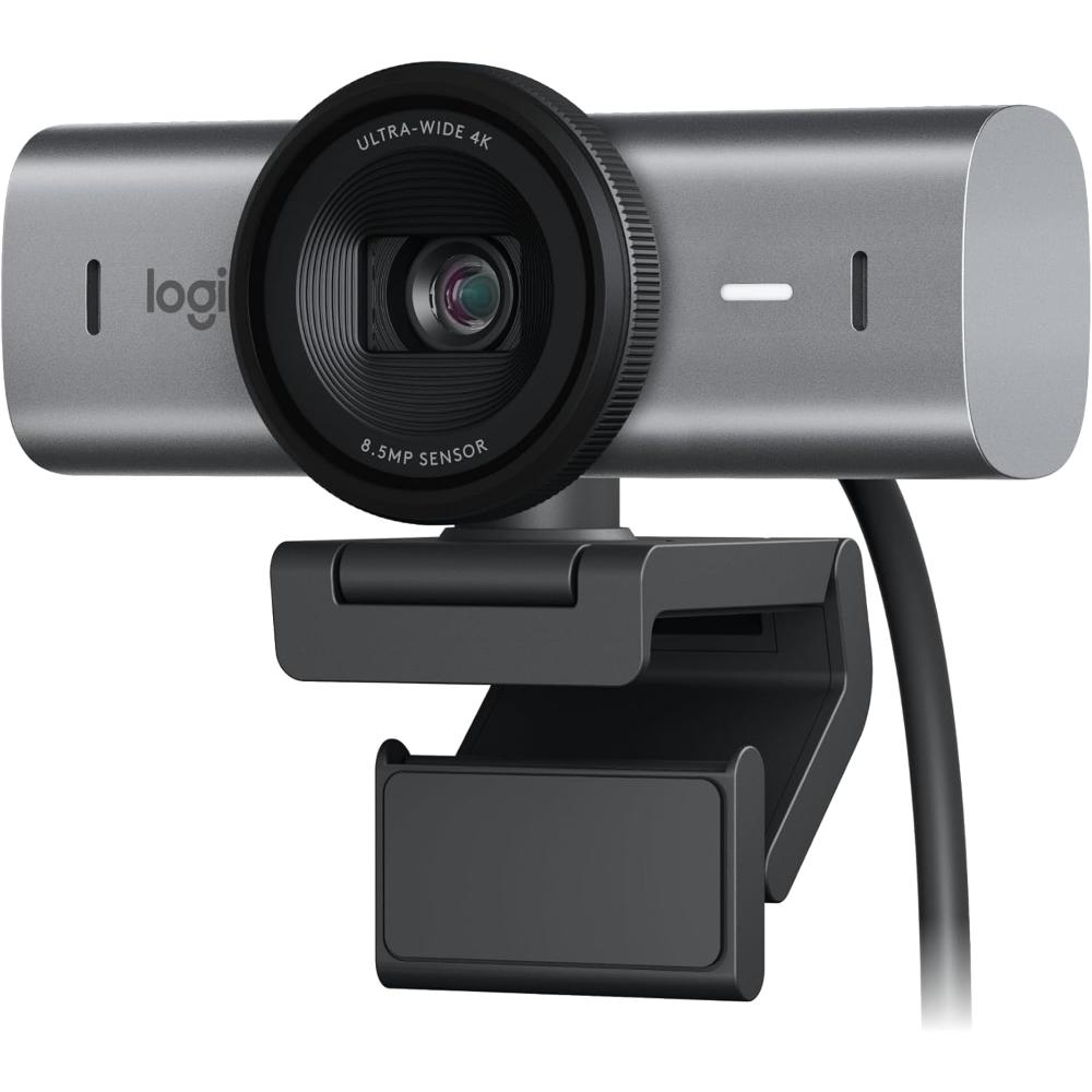 Logitech MX Brio | 4K Ultra HD Webcam | AI Autofocus, Dual Mic, USB-C (Master Series)
