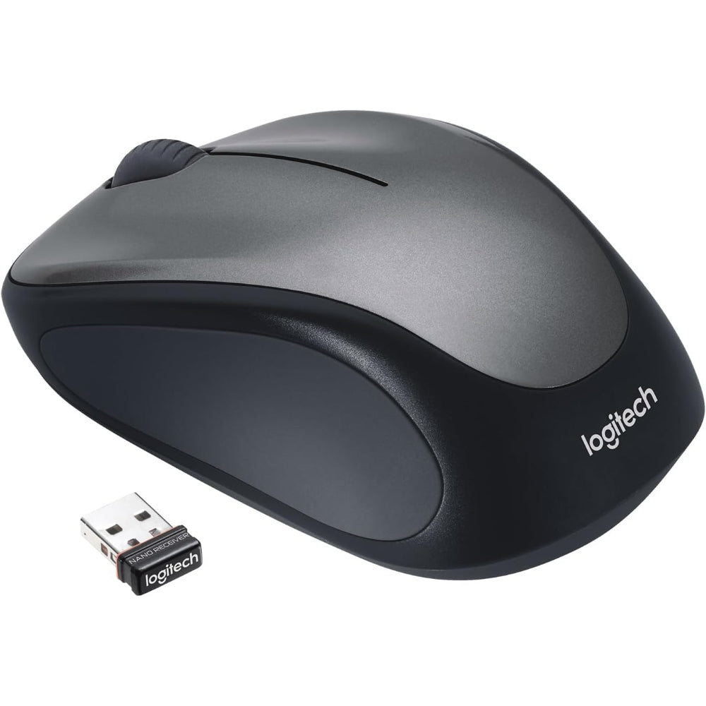 Logitech M235 Wireless Mouse | Black | Compact Design | 2.4GHz Wireless | Plug-and-Play Nano Receiver | 1000 DPI Optical Tracking