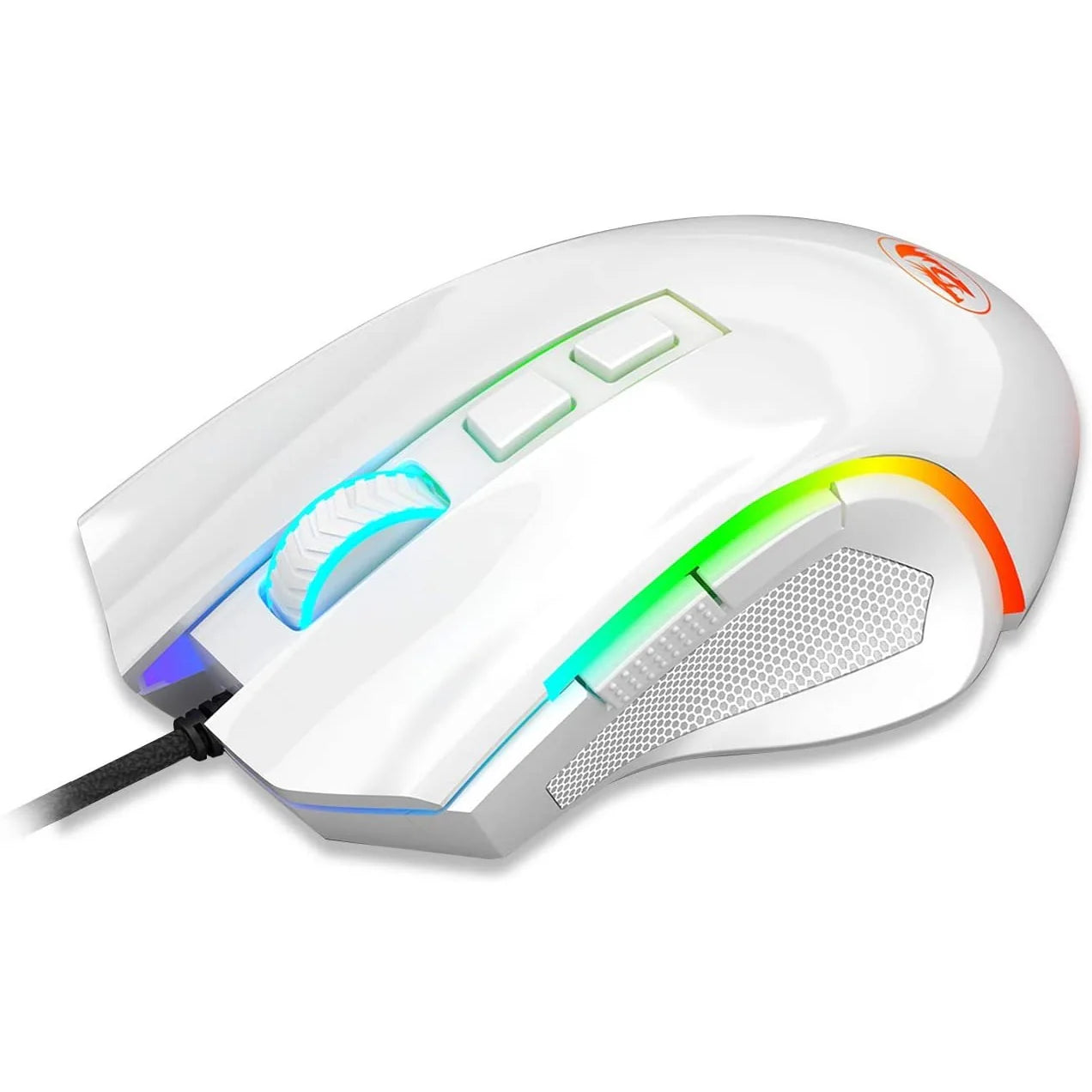 Redragon M607W GRIFFIN | RGB 7200 DPI Gaming Mouse (White)