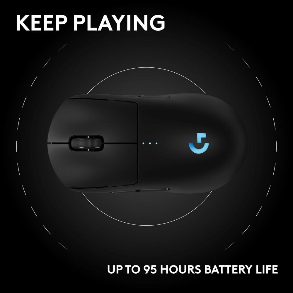 Logitech PRO 2 LIGHTSPEED Wireless Gaming Mouse | HERO 2 Sensor | LIGHTFORCE Switches | 44K DPI
