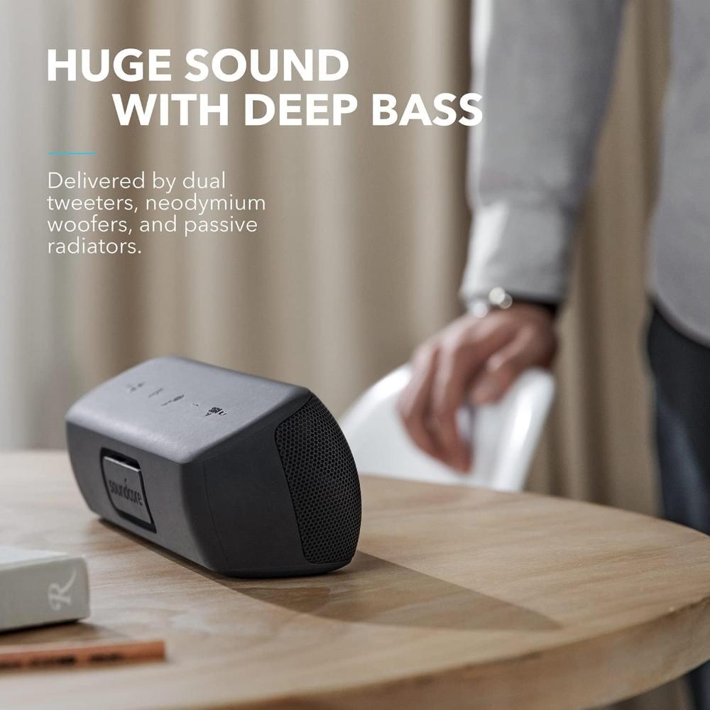 Soundcore Motion+ Portable Speaker A3116 | 30W Hi-Res Bluetooth Speaker with BassUp Technology