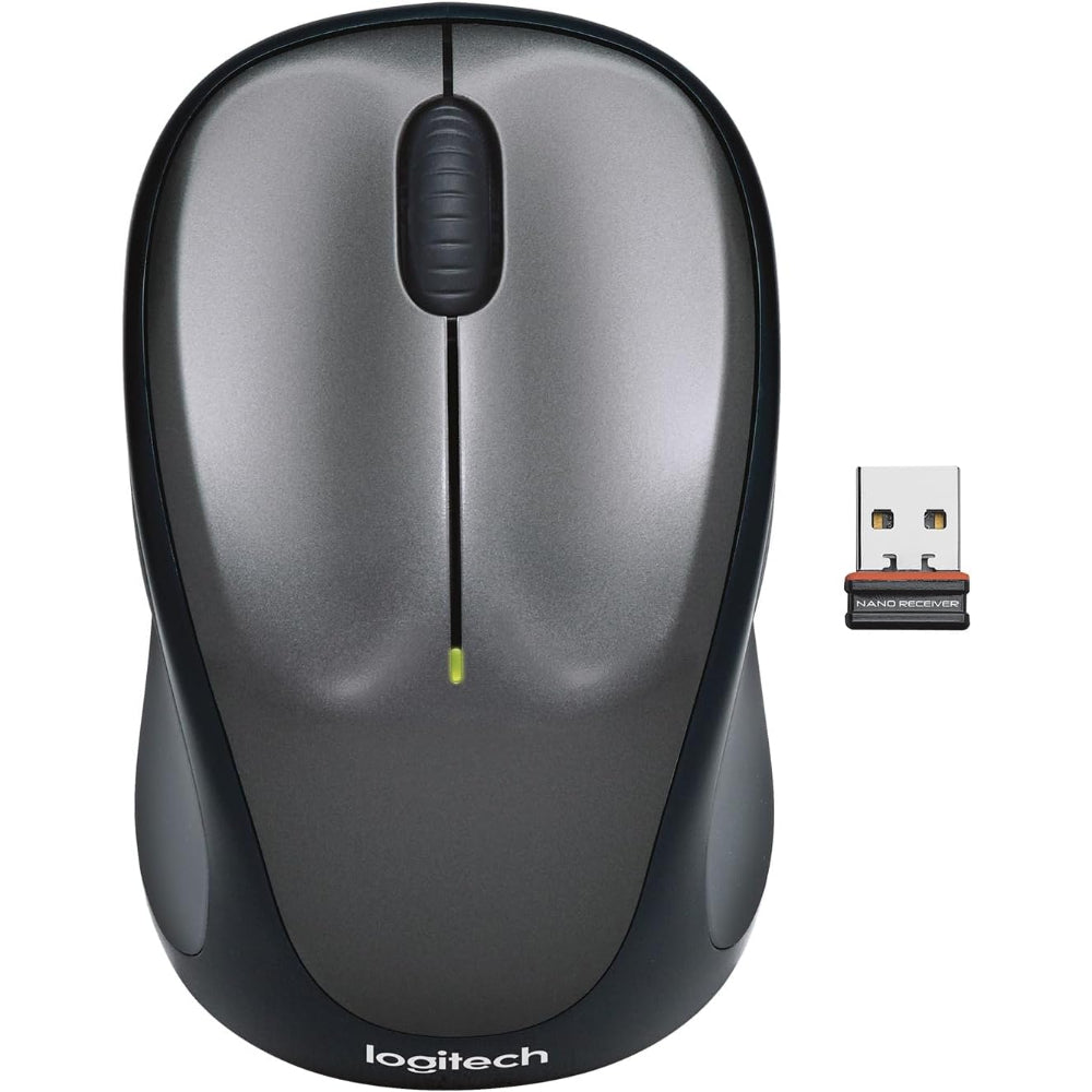 Logitech M235 Wireless Mouse | Black | Compact Design | 2.4GHz Wireless | Plug-and-Play Nano Receiver | 1000 DPI Optical Tracking