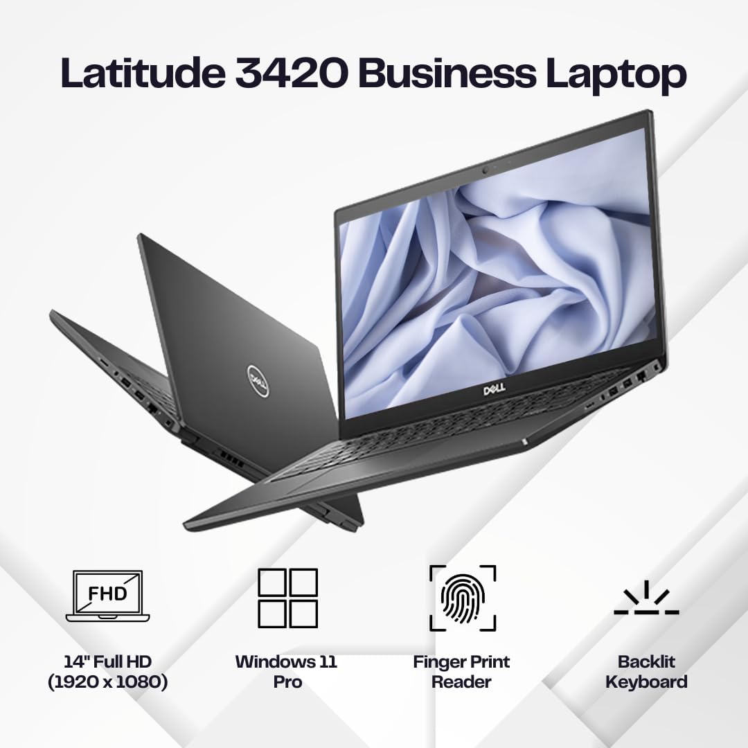 Dell Latitude 3420 | Intel® Core™ i7-1165G7 (11th Gen) | 8GB RAM | 1TB HDD | MX450 2GB GC | 14" FHD